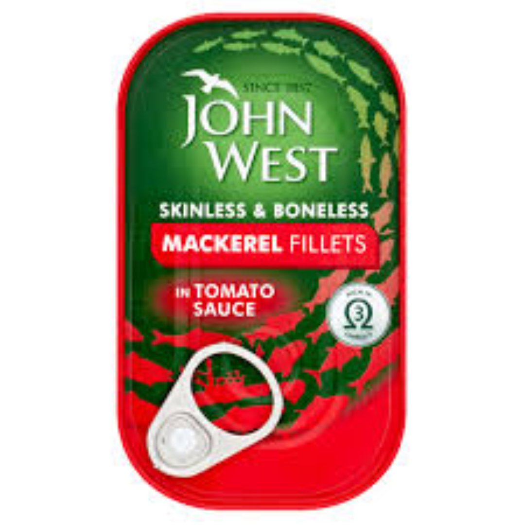 JOHN W.MACKEREL FILLETS IN TOMATO SAUCE 125G
